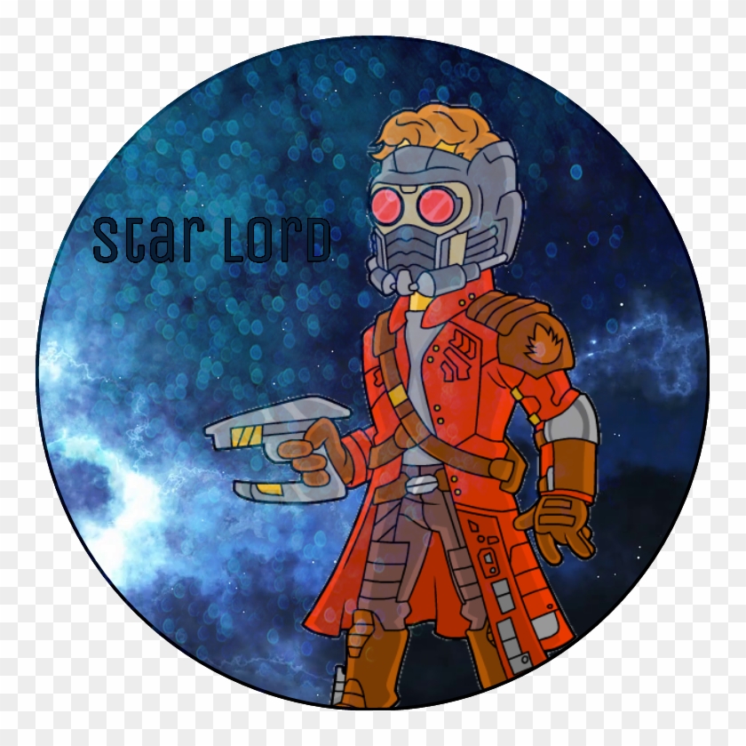 Guardiansofthegalaxy Marvel Starlord - Cartoon Clipart #2445875