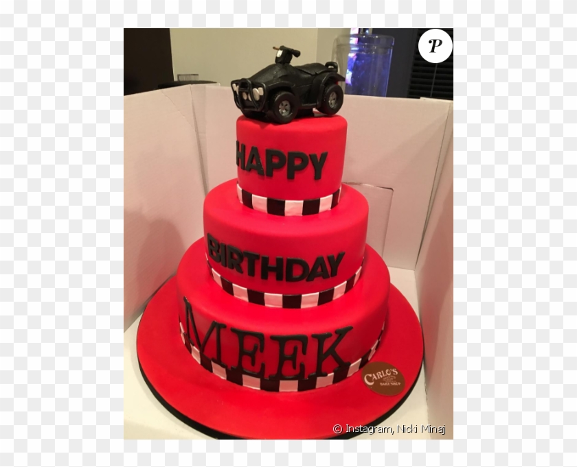 Le Gâteau D'anniversaire Du Rappeur Meek Mill À Philadelphie - 24th Birthday Cakes For Men Clipart #2446362
