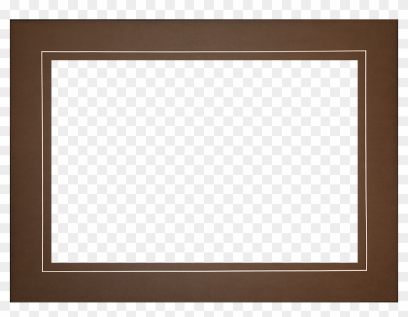 Brown Frame Png Image Background - Picture Frame Clipart #2446433