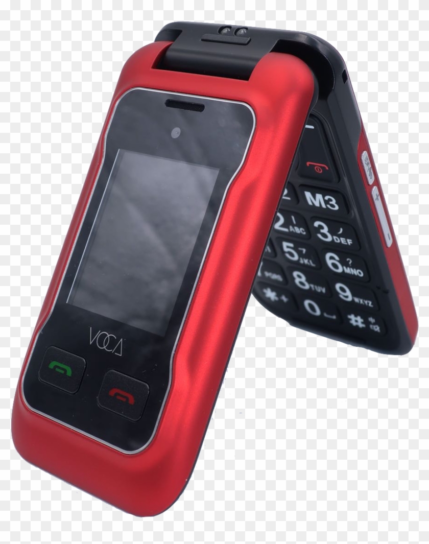 Voca V530 Unlocked 2g/3g Flip Cell Phone - Smartphone Clipart