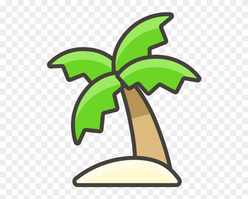 Palm Tree Emoji Icon Clipart