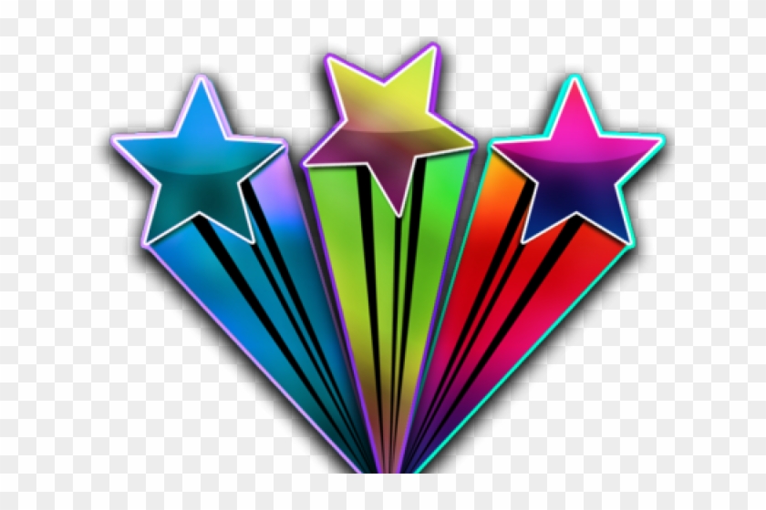 Clipart Colorful Stars - Png Download