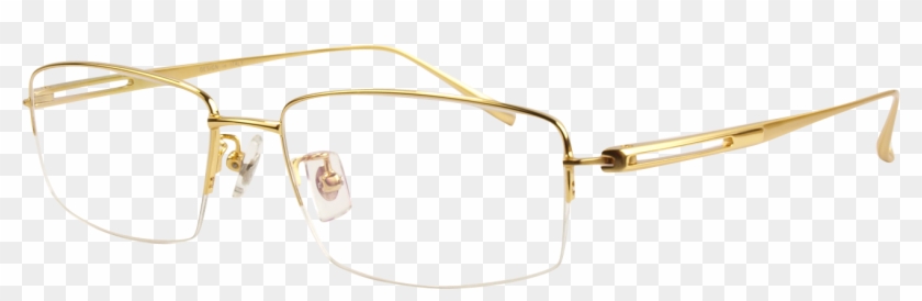 Gold Glasses Frame - Shadow Clipart #2446909