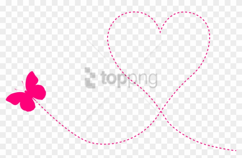 Butterfly With Image Transparent Transparent Background - Heart Clipart #2447369