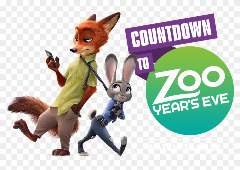 Zootopia - Zootopia Judy And Nick Png Clipart #2447438