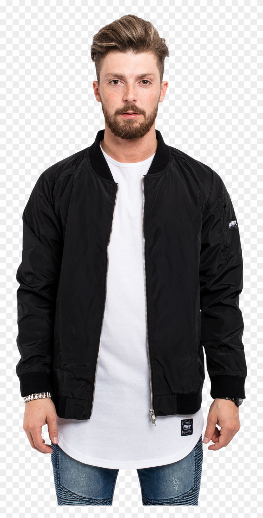 Navy Blue Sports Coat , Png Download - Bomber Jacket Navy Blue Clipart