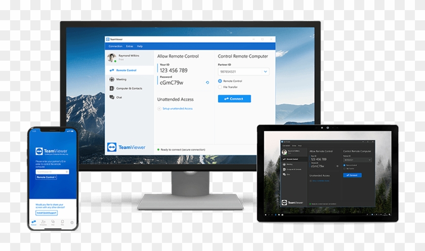 An Effective Collaborative And Remote Help Tool - Teamviewer 14 Free Download Clipart