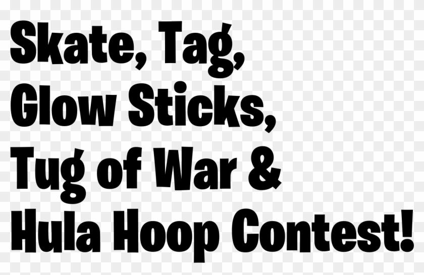 Edit Skate, Tag, Glow Sticks, Tug Of War & Hula Hoop - Maddie And David Clipart #2447673