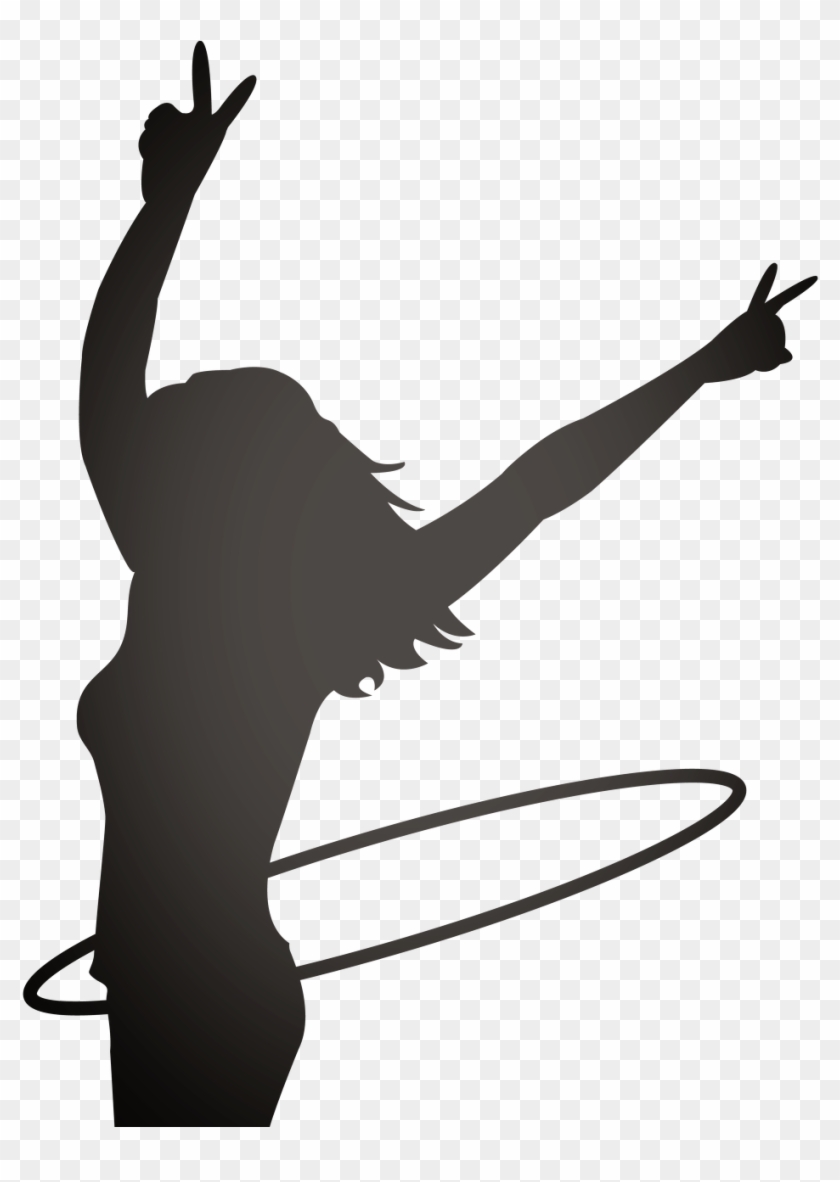 Our New Hula Hoop Shop - Silhouette Clipart
