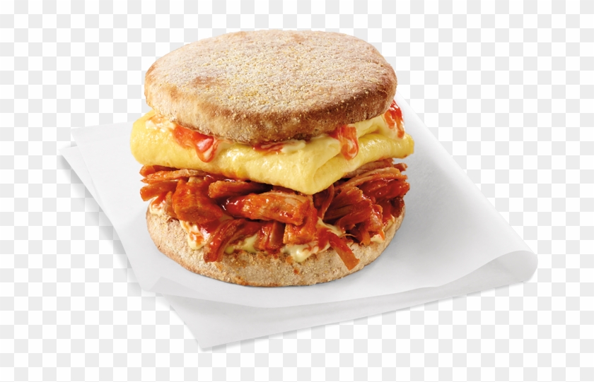 Pulled Pork & Eggs Sriracha Hollandaise Sandwich - Fast Food Clipart #2448027
