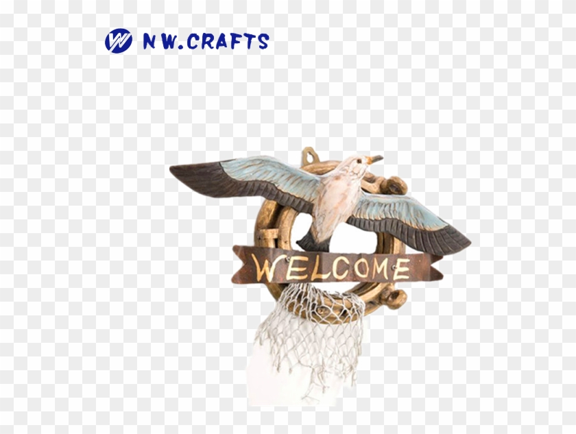 Polyresin Outdoor Lifelike Seagulls Porthole Welcome - Bald Eagle Clipart