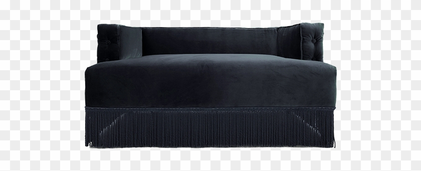 Grey Velvet Nonna Sofa - Studio Couch Clipart