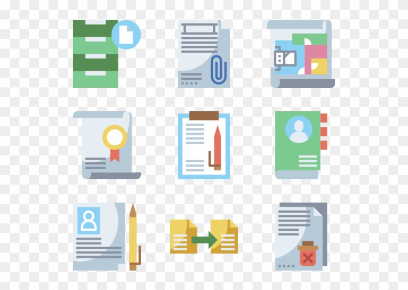 Files And Documents - Graphic Design Clipart