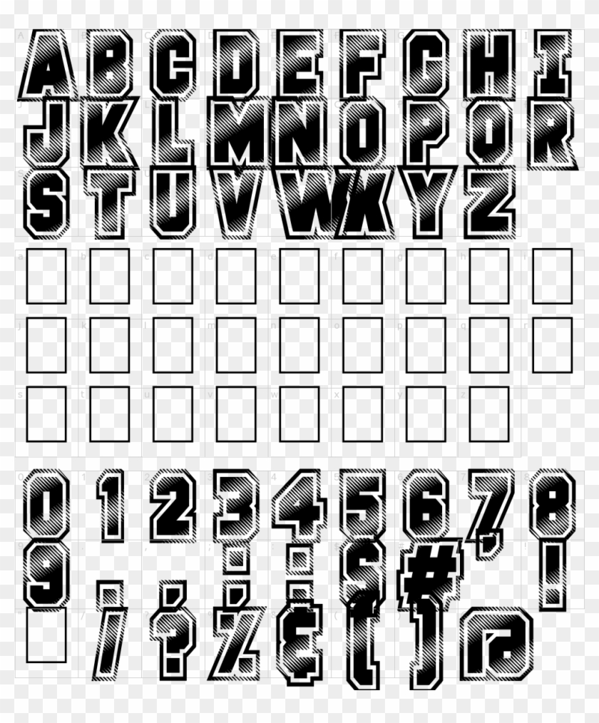Font Characters , Png Download Clipart