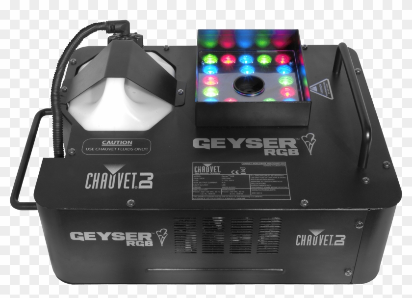 Want A Glittering Effect To Your Night Club Add These - Chauvet Geyser Rgb Fog Machine Clipart