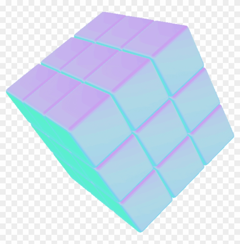 #ftestickers #cube #3d #vaporwave #tumblr #aesthetic - Aesthetic Gif Png Clipart
