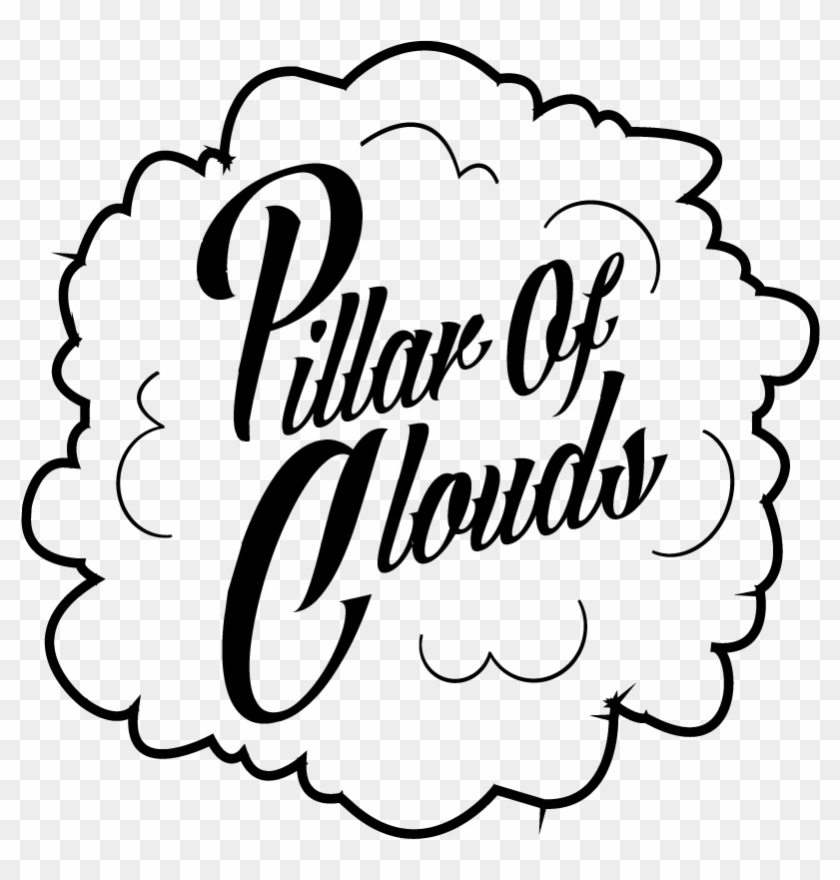 Pillar Drawing Cloud - Black Cat Clipart #2449675