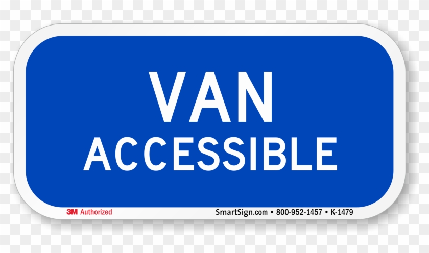 Van Accessible Reflective Aluminum Ada Handicapped - You Need Help Sign Clipart