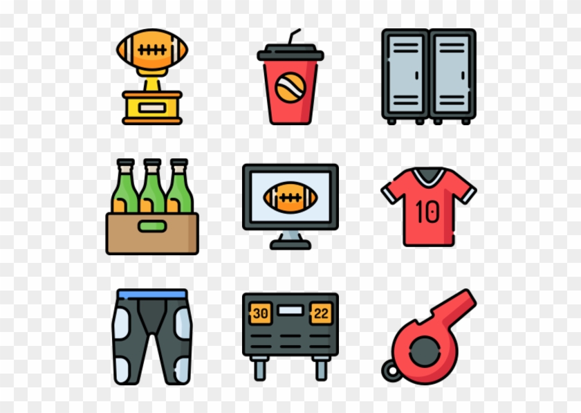 American Football - Icon Toilet Png Clipart #2449851