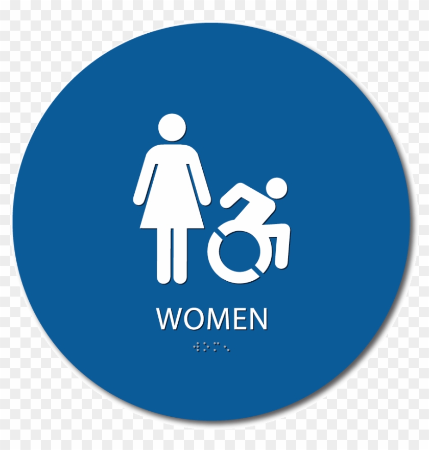 Women S Restroom Signs - Ada Family Restroom Signs Clipart