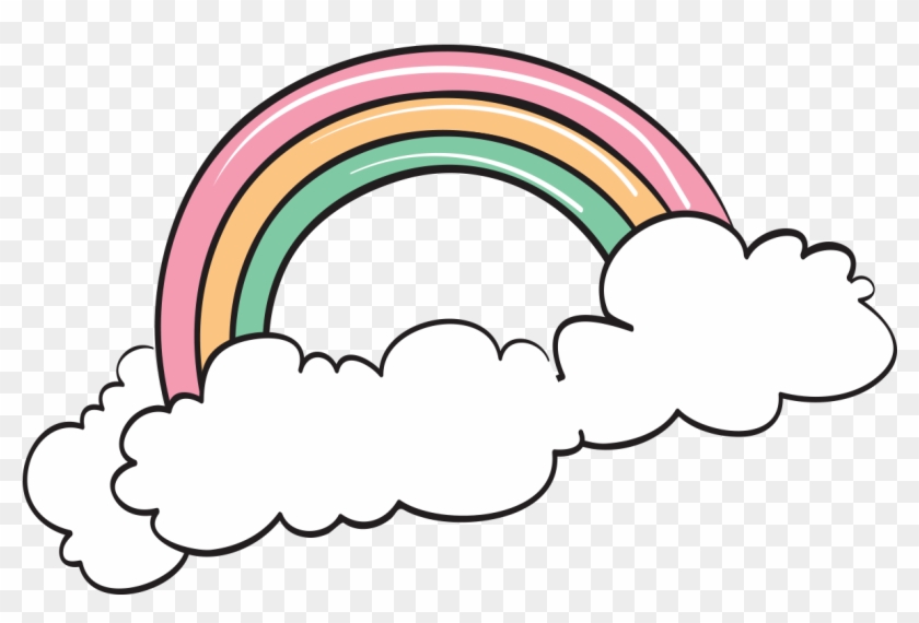 Rainbow Cartoon Drawing Png Image High Quality Clipart - Graphic Design Transparent Png