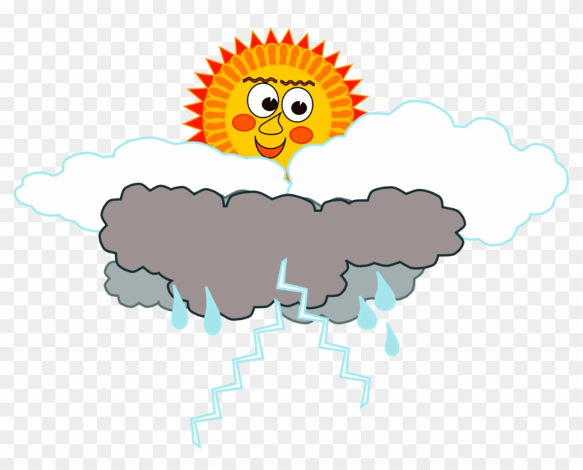 Cloud Rain Lightning Computer Icons Drawing - Cloud Clipart #2450003