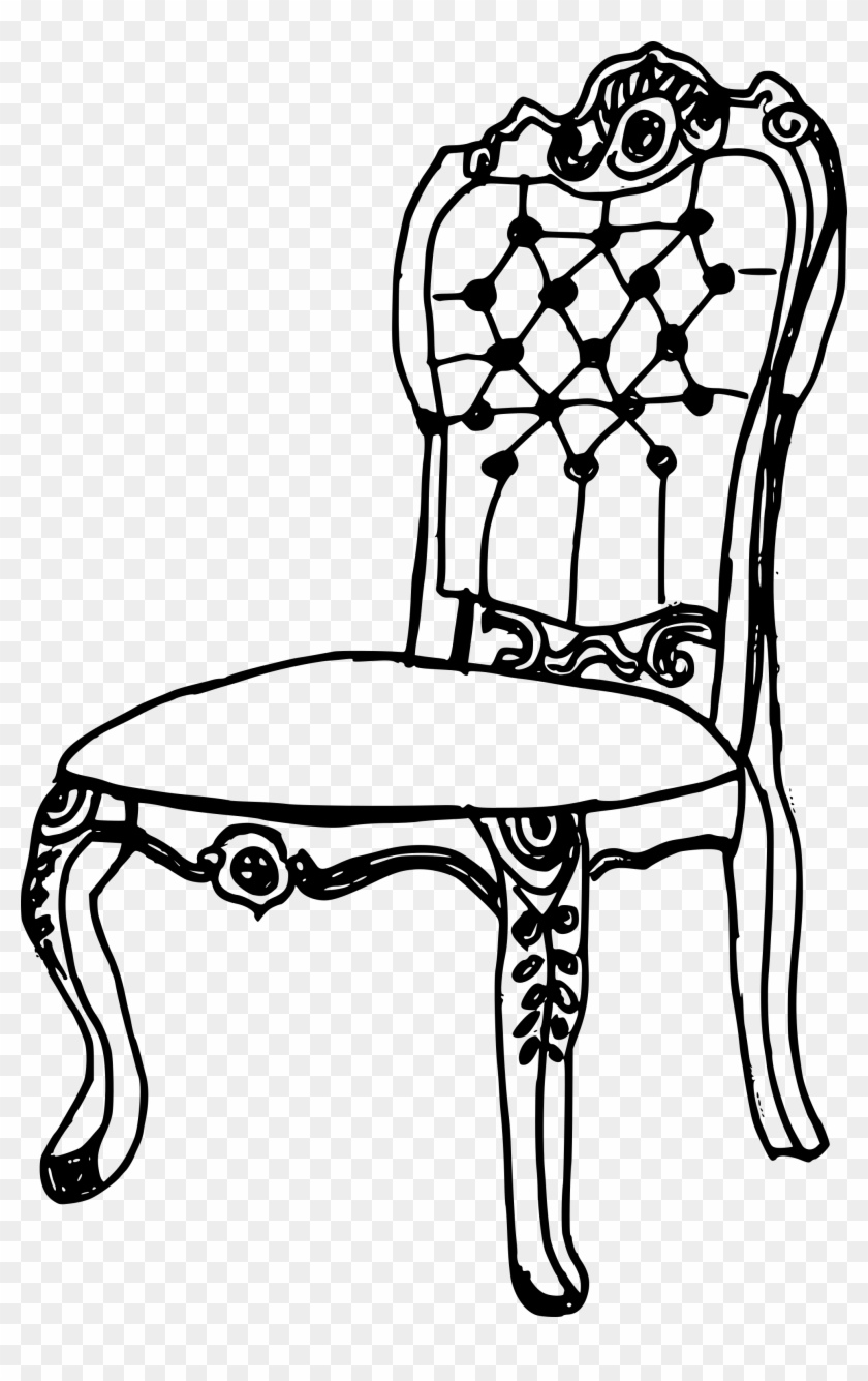 Cloud Pic Drawing - Chair Drawing Clipart