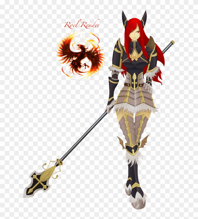 Erza Scarlet Images Erza Scarlet Hd Wallpaper And Background - Erza Scarlet Clipart