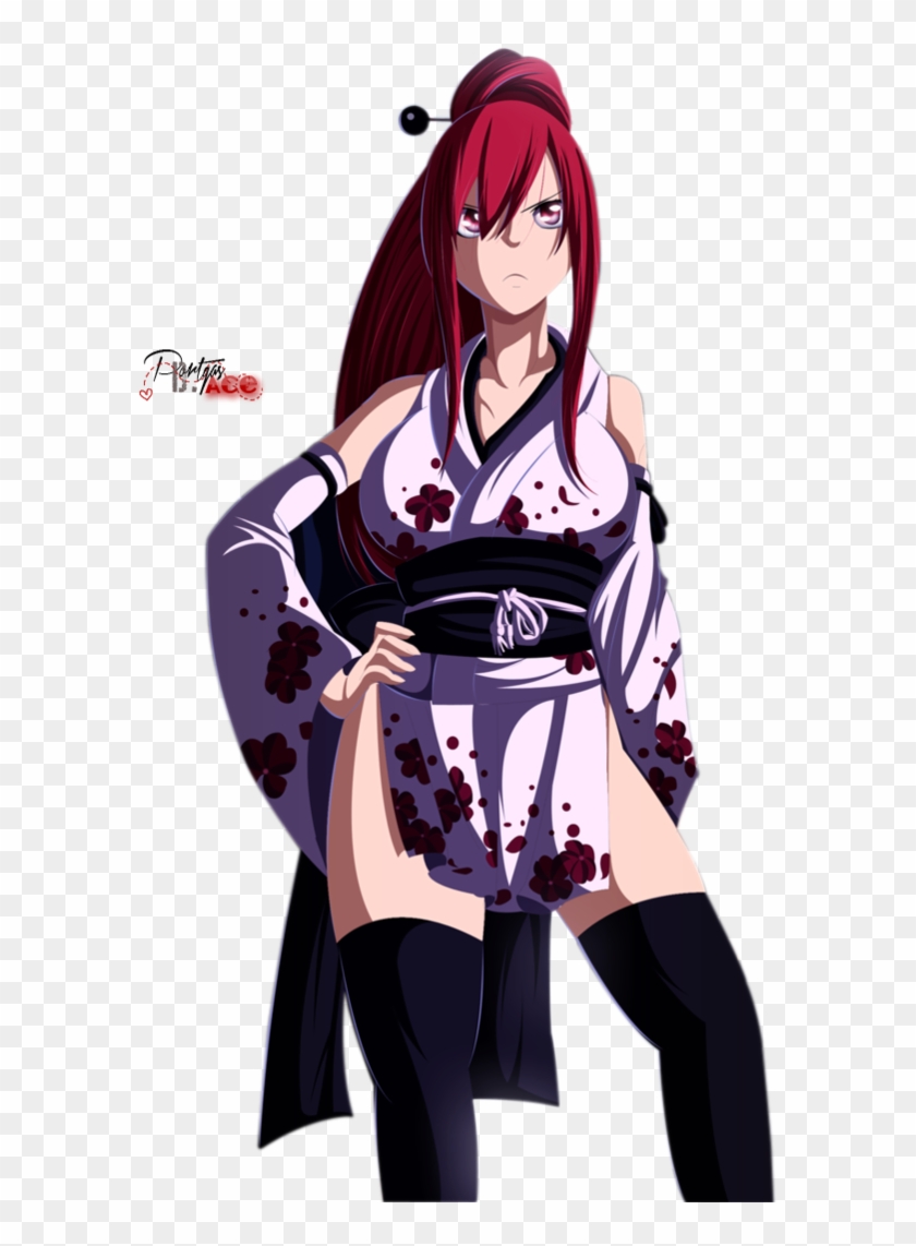 Erza Scarlet - Fairy Tail - Fairy Tail Png Erza Clipart #2450446