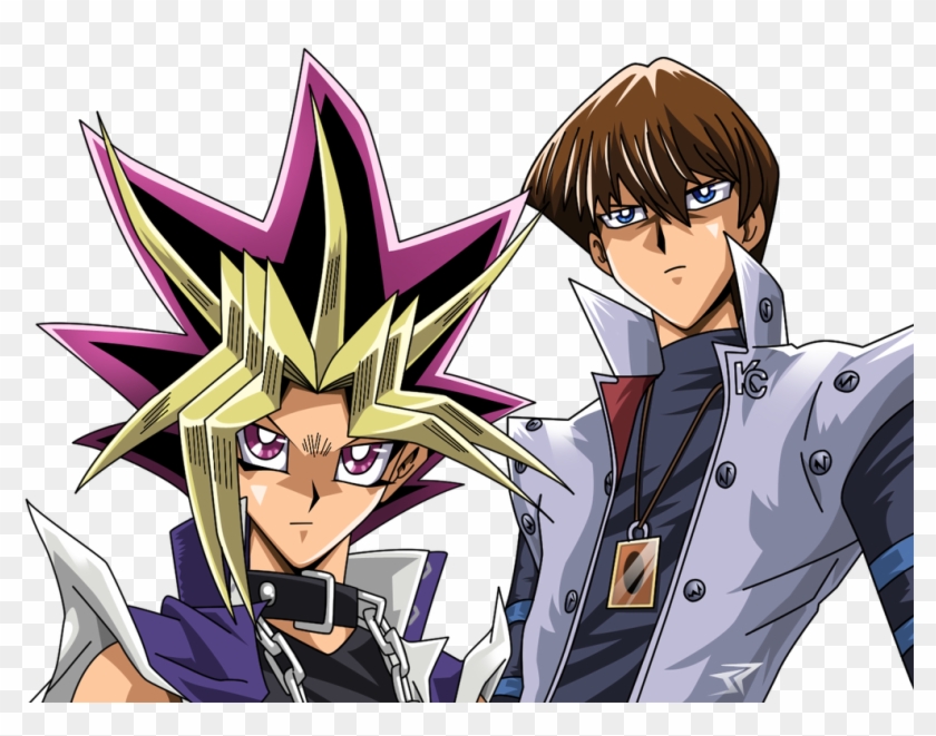 Drawing Yugioh Seto Kaiba Transparent Clipart Free - Yami Yugi And Seto Kaiba - Png Download
