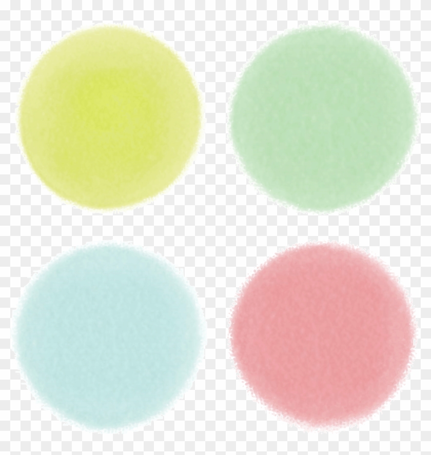 Watercolor Background Circle Png Image - Mac Eye Shadow X 9 Dusky Rose Clipart