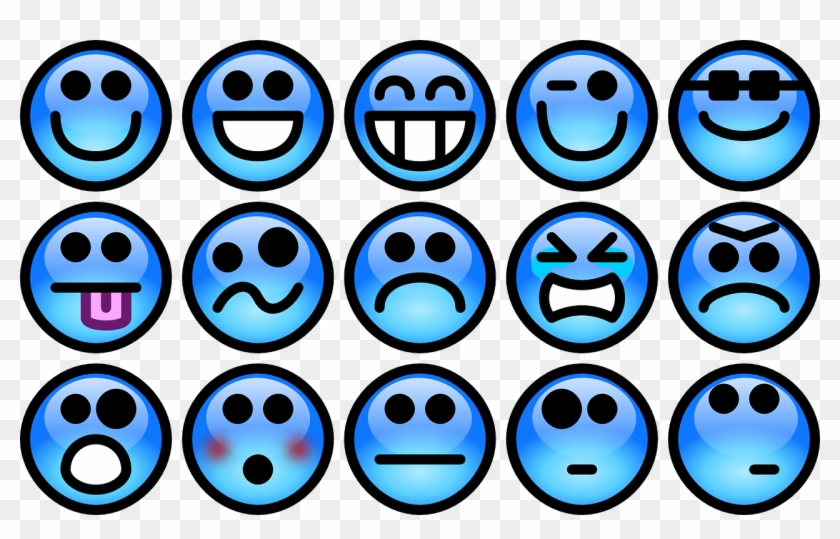 Emotions Smileys Feelings Faces Png Image - Collection Of Smiley Faces Clipart #2451285