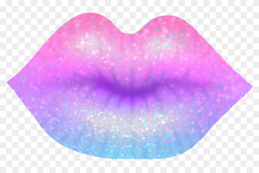 Transparent Glitter Lips~ - Heart Clipart #2451365