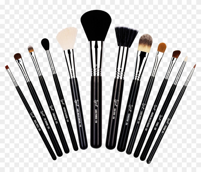 Brushes Transparent - Makeup Brushes Set Png Clipart #2451660