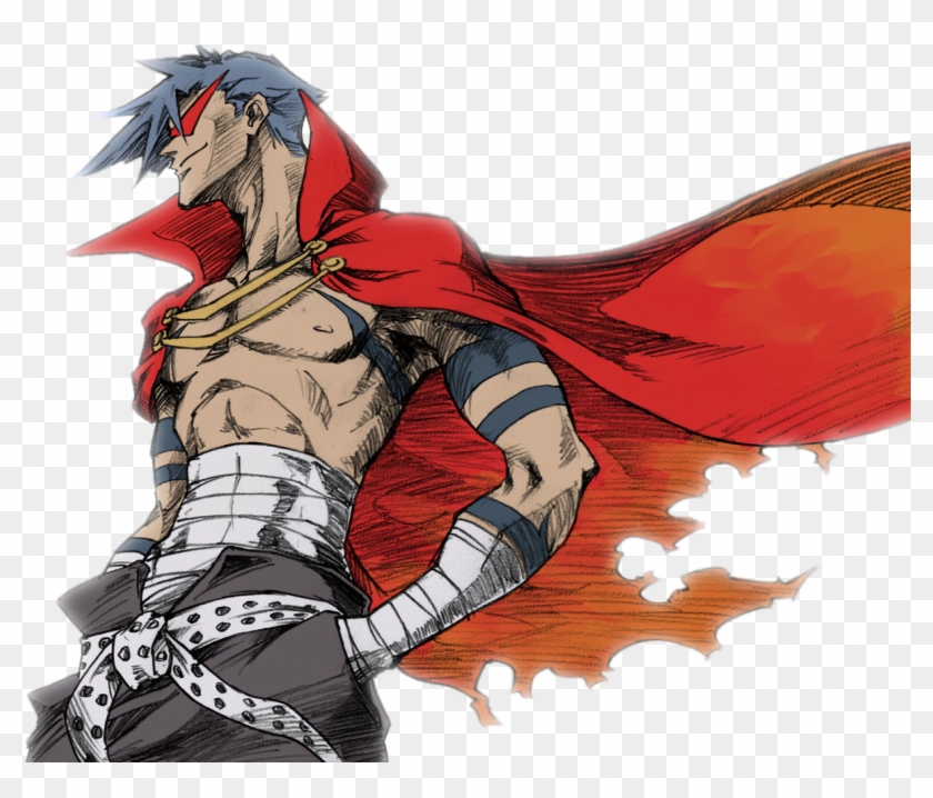 Tengen Toppa Gurren Lagann Render , Png Download - Kamina Gurren Lagann Clipart
