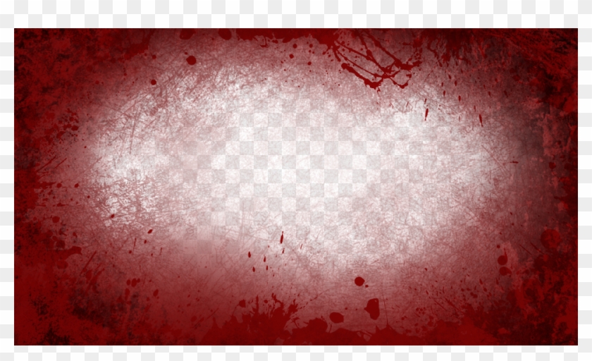 Blood By He - Red Vignette Blood Png Clipart