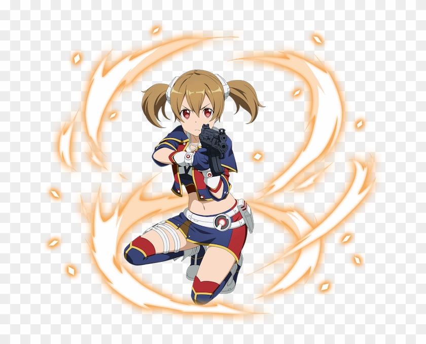 [dragon Tamer In The Wild] Silica - Sword Art Online Silica Ggo Clipart
