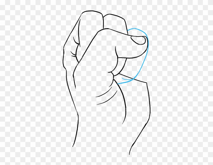 Revolution Drawing Black Power Fist - Drawing A Fist Clipart