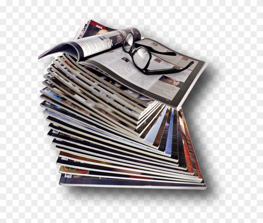 Magazine Png - Pile Stack Of Magazines Png Clipart