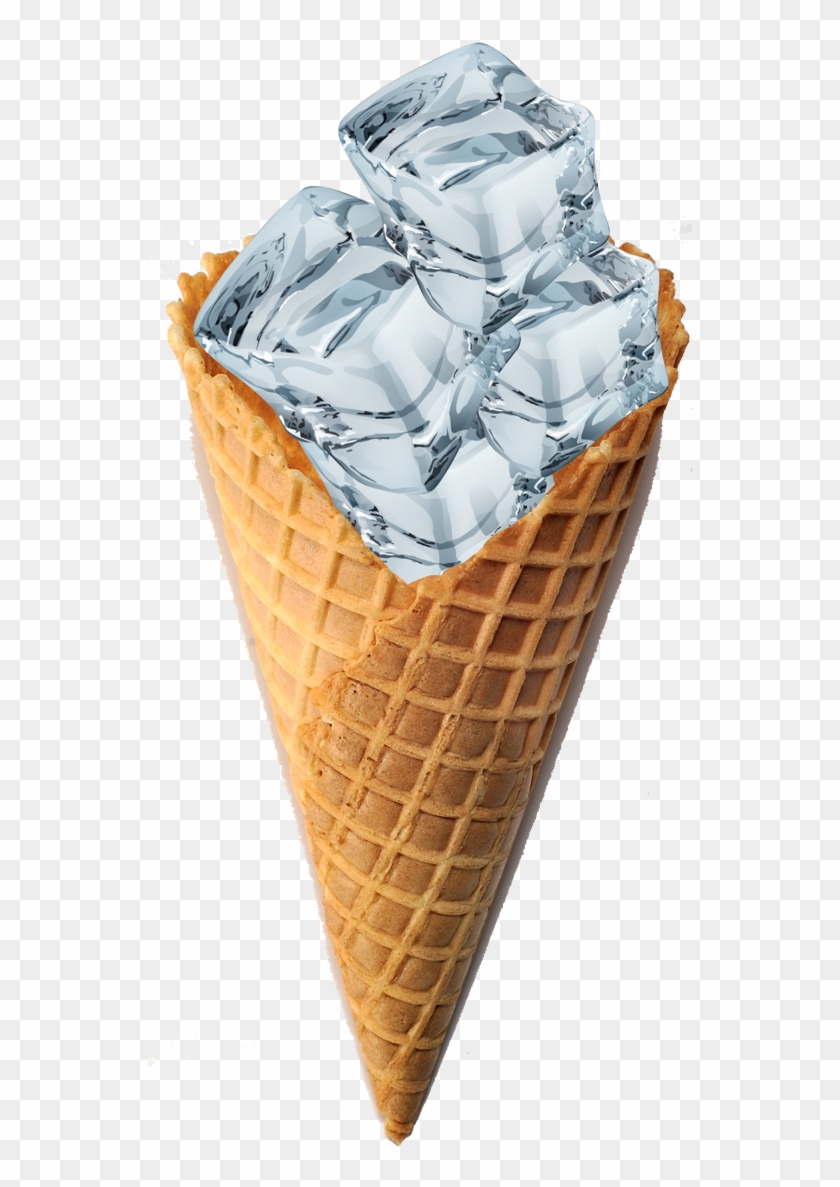 It' S Just A Fucking Waffle Cone Full Of Ice Cubes - Ice Cream Cone Clipart