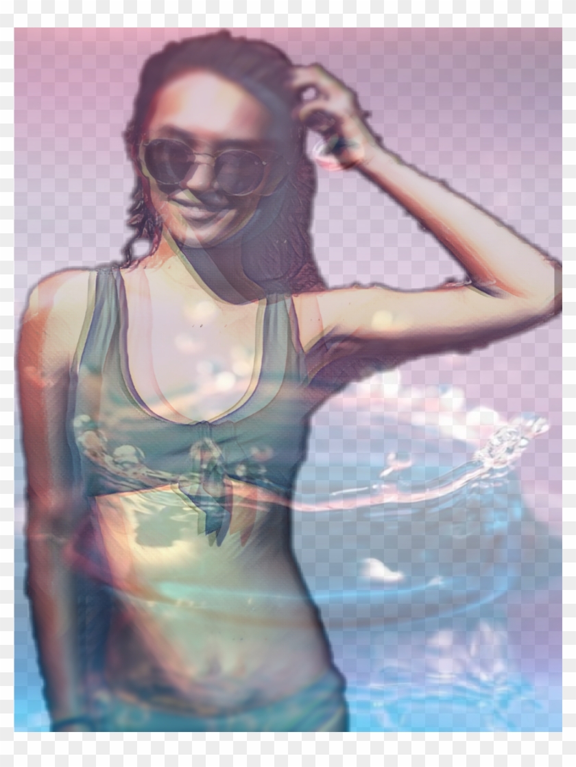 #remixed #colorbrightmagiceffect #girl #bikini #model - Girl Clipart #2453900