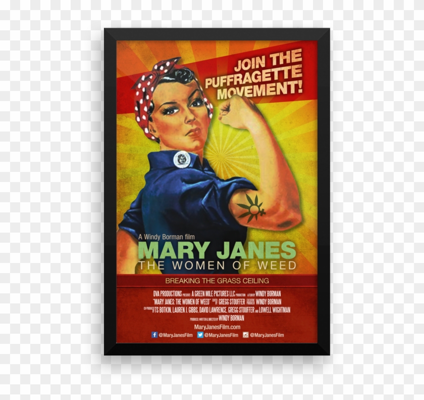 Mary Janes Film Poster - Rosie The Riveter Clipart #2453933