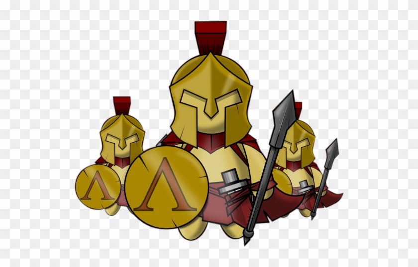 Free - Spartan Soldier Clip Art - Png Download
