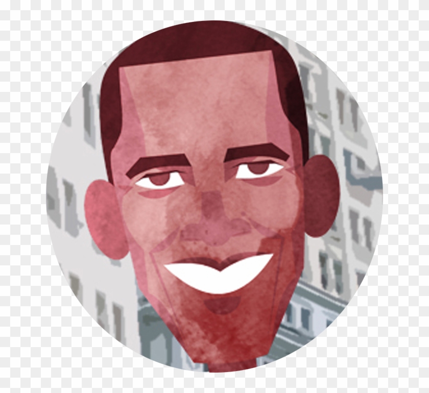 Barack Obama , Png Download - Cartoon Clipart #2454356