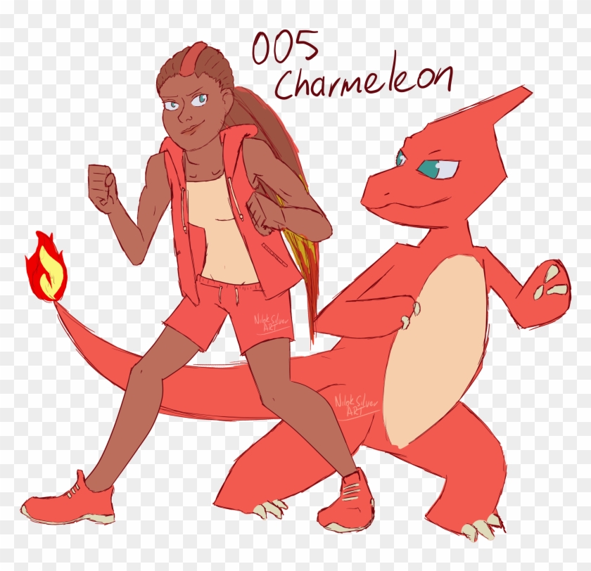 Pokemon Pokemonart Pokemonfanart Charmeleon Https - Cartoon Clipart #2454786
