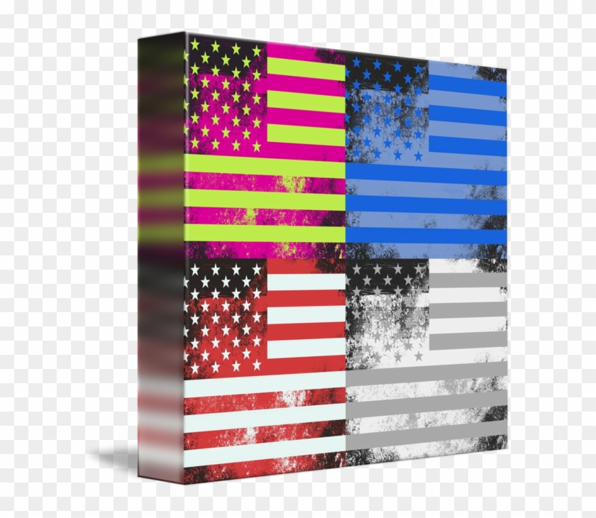 Pop Art By Dawn - American Flag Pop Art Clipart