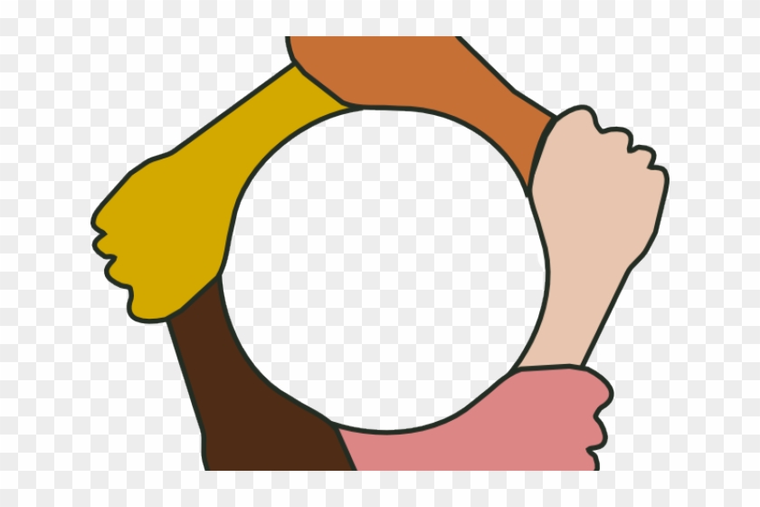 Hand Clipart Equality - Hands Circle Transparent Png #2454925
