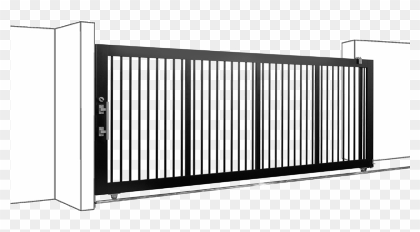 Single Sliding Gate - Gate Clipart