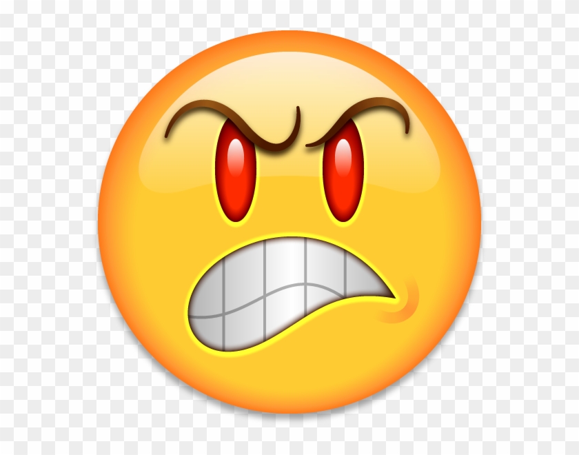 Very Angry Emoji - Angry Emoji Transparent Background Clipart #2455730