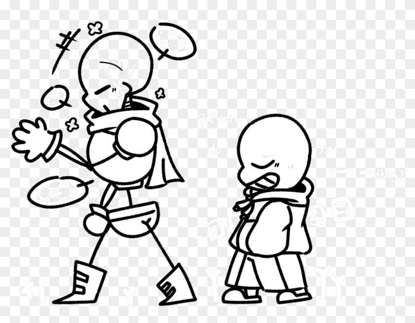 #undertale #sans #papyrus ∠) Pic - Cartoon Clipart